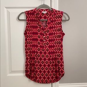 Westport Petite XS Sleeveless Peplum Blouse
